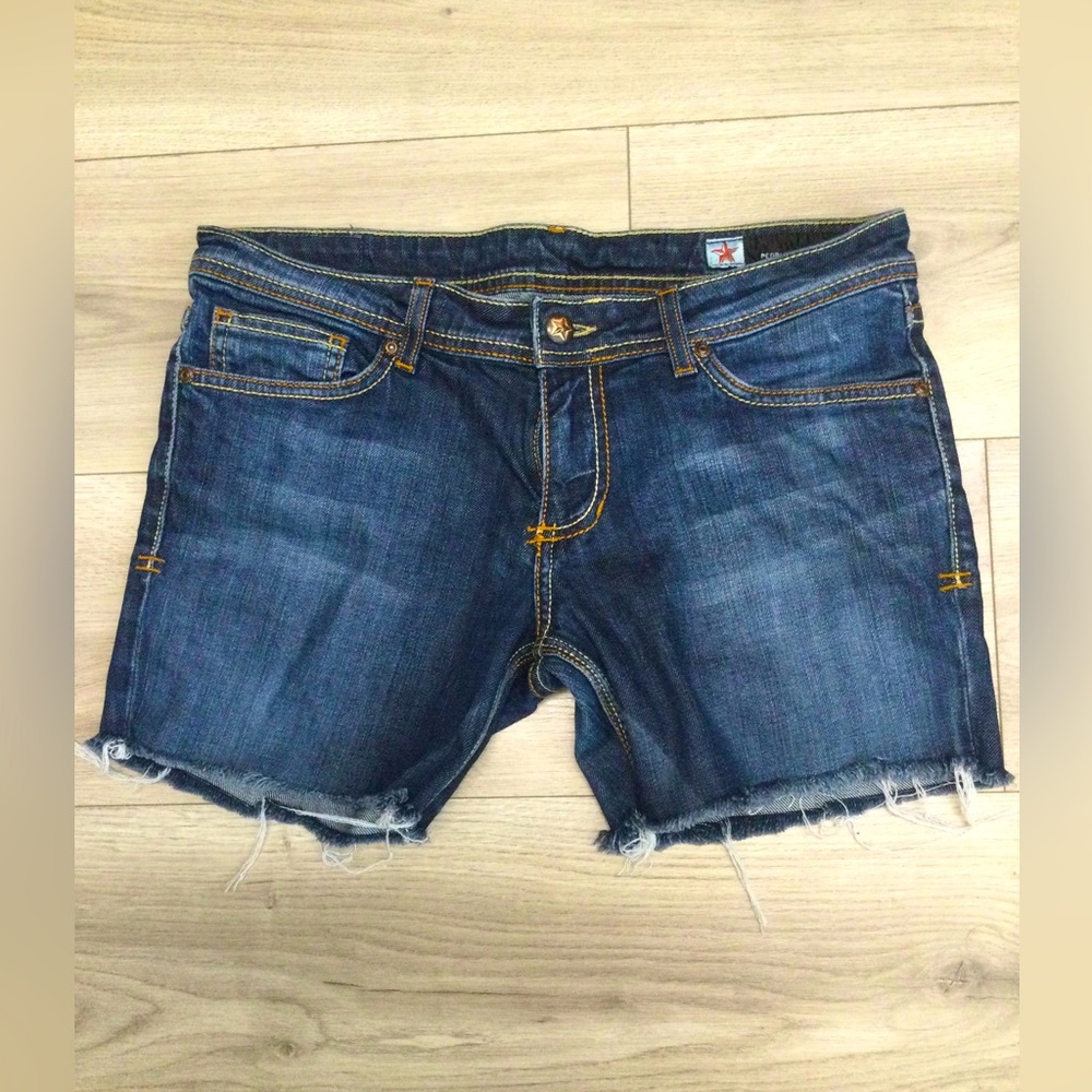 People’s Liberation Cutoff Denim Shorts